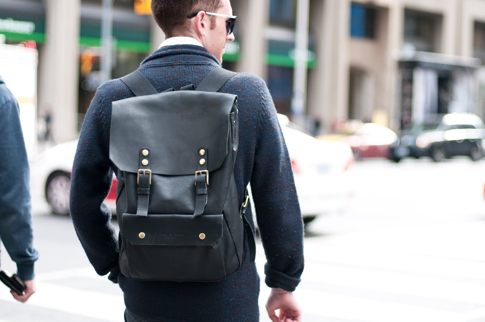 best black leather backpacks